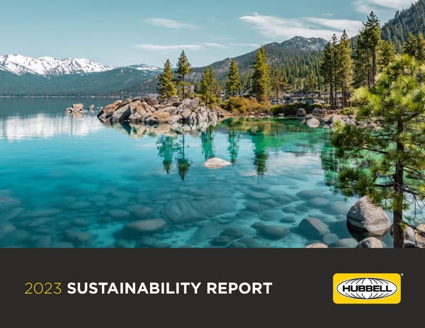 2023 | Hubbell Sustainability Report - Page 1
