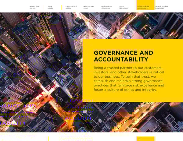 2023 | Hubbell Sustainability Report - Page 54